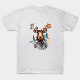 Moose in a shirt T-Shirt